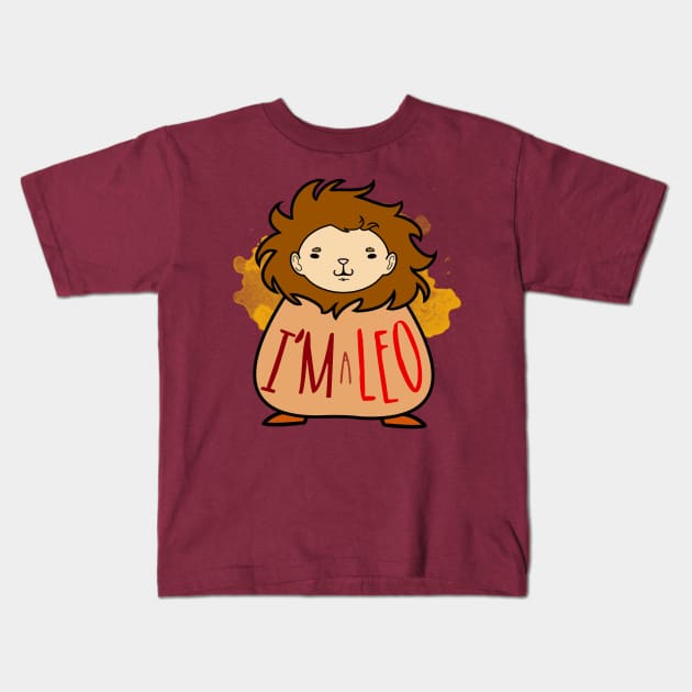 I'm a Leo Kids T-Shirt by omai